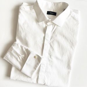 Theory Men’s White Dress Shirt 16R